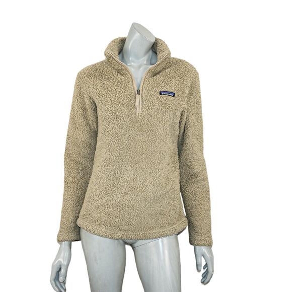 Patagonia Women's Los Gatos Fleece 1/4 Zip Sweater jacket in ELKH size Medium - Picture 1 of 10